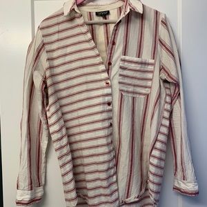 Topshop Stripped Button Down